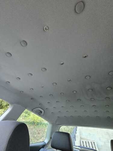 Kit Réparation Toit Voiture CASPORT Pour VW Golf MK6 - Garniture Ciel De Toit Gris | Fixation Sans Remplacement