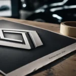 Nouveaux logo Renault 2021, losange stylisé en relief