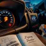 Voyants tableau de bord dacia duster : alerte zigzag orange