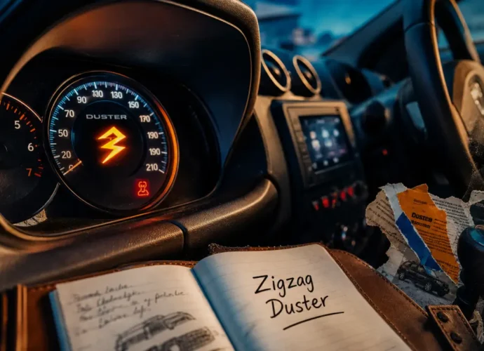 Voyants tableau de bord dacia duster : alerte zigzag orange