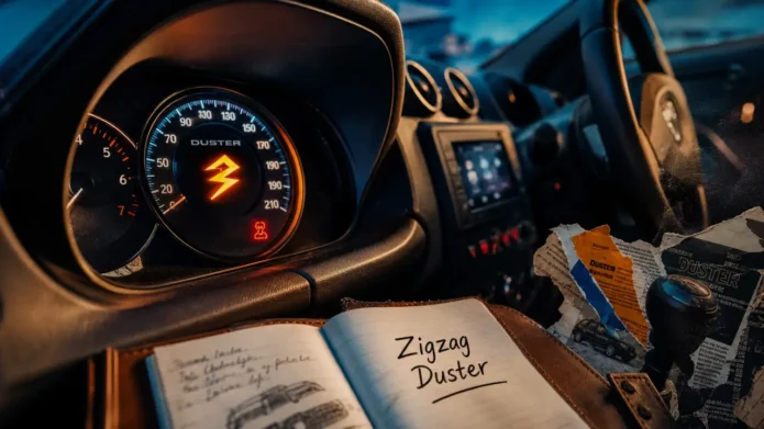 Voyants tableau de bord dacia duster : alerte zigzag orange