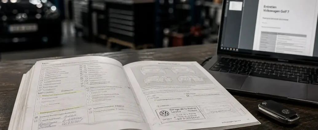 carnet entretien volkswagen golf 7 pdf, document et échéances