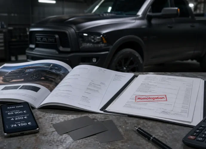 Dodge RAM prix : homologation et frais à vérifier
