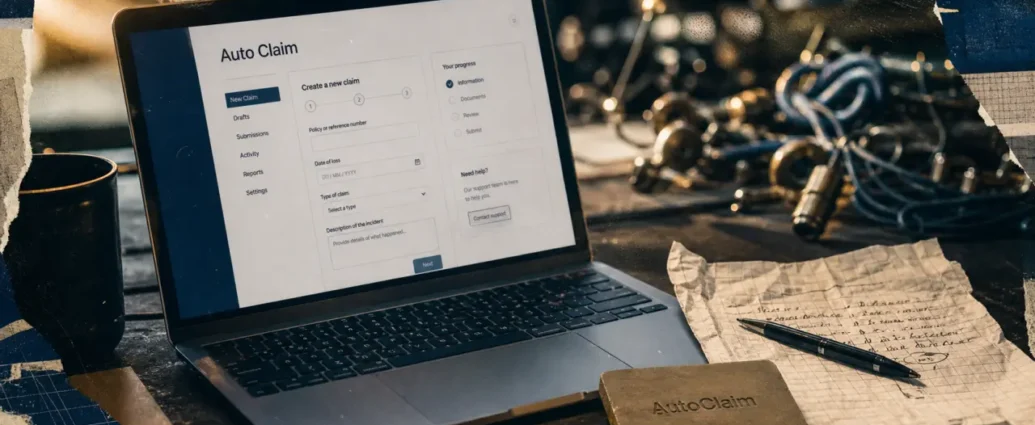 Final autoclaim : interface auto claim sur ordinateur