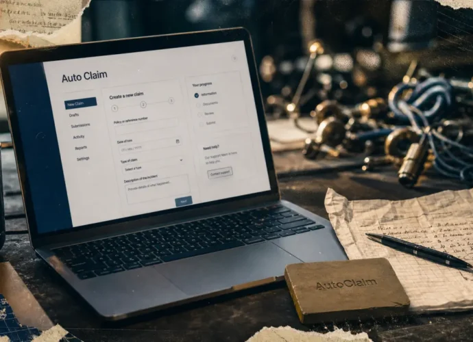 Final autoclaim : interface auto claim sur ordinateur