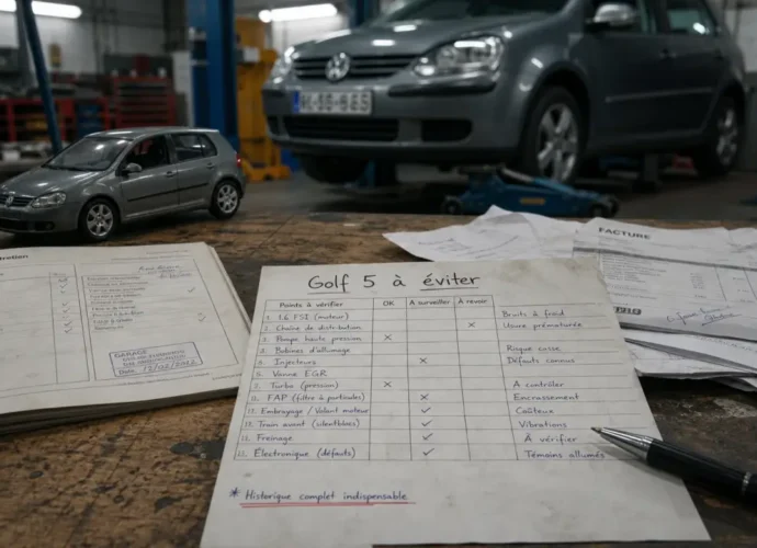 Golf 5 modèle à éviter : 2.0 TDI, 1.4 TSI et boîte DSG à vérifier