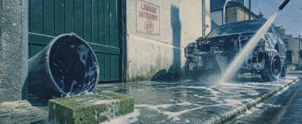Interdiction de laver sa voiture chez soi : lavage interdit, amende