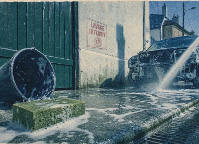 Interdiction de laver sa voiture chez soi : lavage interdit, amende