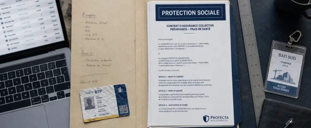 prodigeo assurances BTP : santé, prévoyance et épargne, documents et contrat