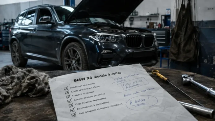 BMW X3 modèle à éviter : E83, 2.0 essence, checklist à contrôler