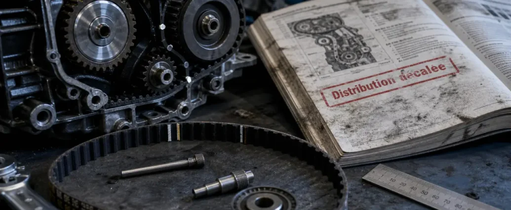 Distribution décalée démarrage impossible : repères moteur à vérifier