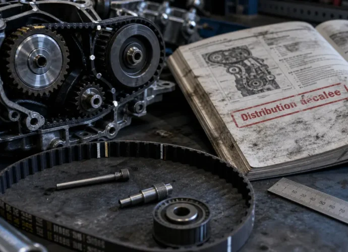 Distribution décalée démarrage impossible : repères moteur à vérifier