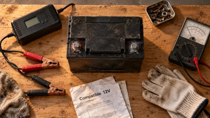 Recharger une batterie 12V : chargeur et branchements corrects