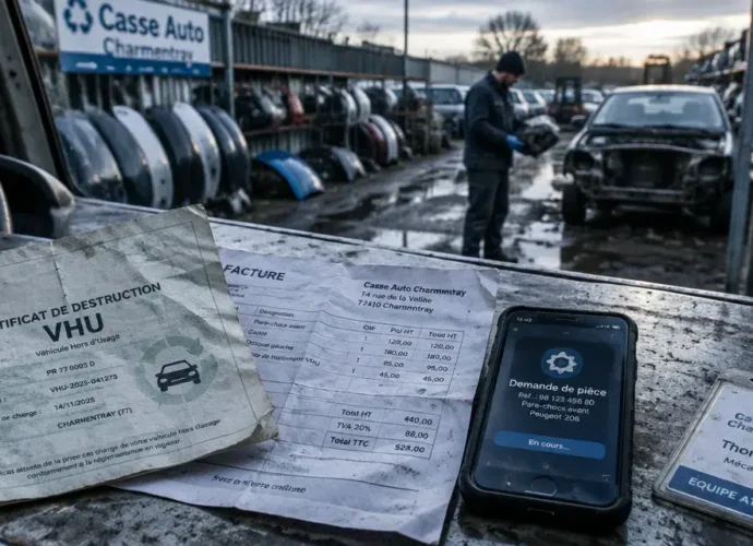 RN3 auto casse à Charmentray : épaves et pièces d’occasion
