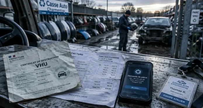 RN3 auto casse à Charmentray : épaves et pièces d’occasion