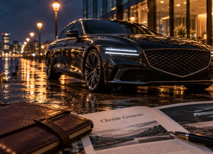 Voiture coréenne luxe Genesis, comparaison premium européen et SAV