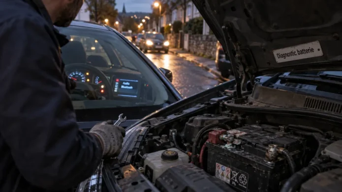 Voiture ne démarre pas mais radio fonctionne : batterie faible ou démarreur en panne